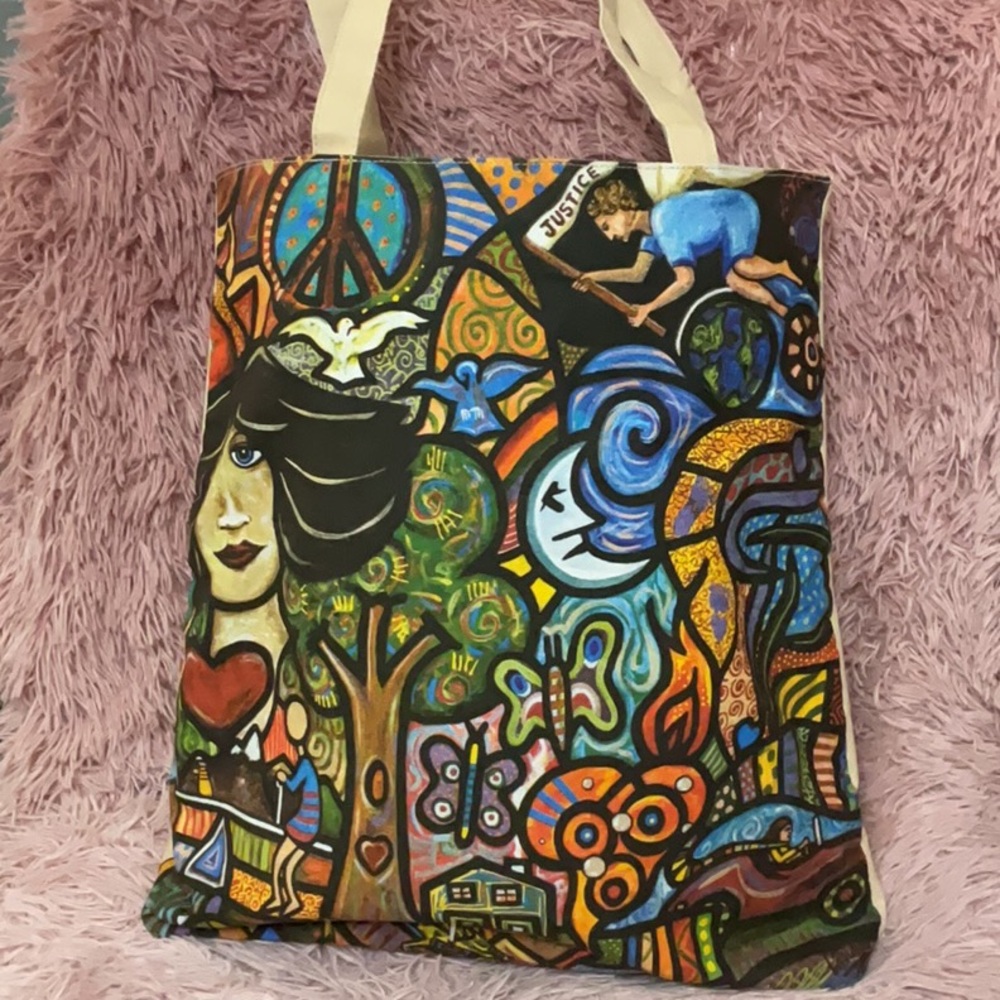 True Religion Tote Bag by Daniel Cascardo Artist - Multicolor